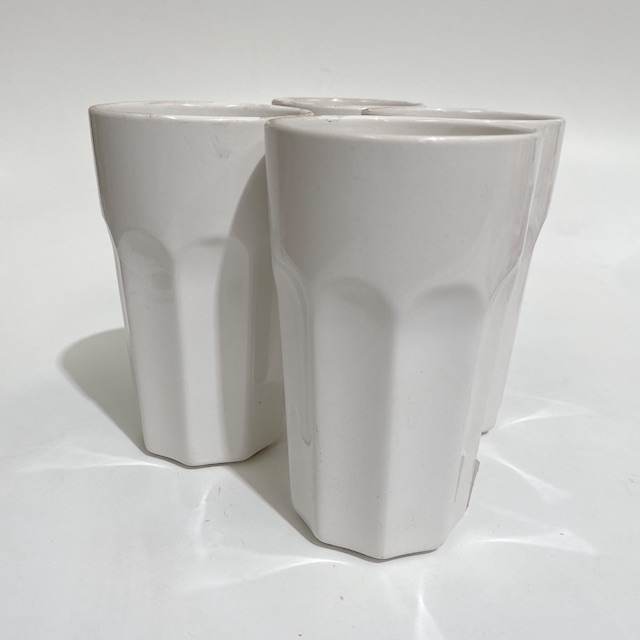 MUG or TUMBLER, White Ceramic Large